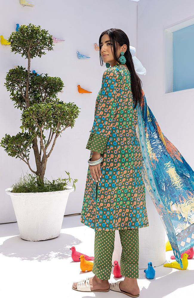 Alzohaib - 3 PIECE UNSTITCHED PRINTED LAWN-CPP-2-23-08