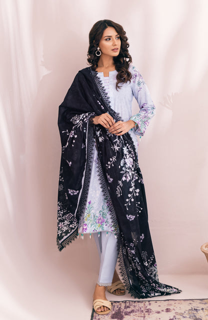 Alzohaib - 3-Piece Unstitched Digital Printed Cambric-MDP-23-08