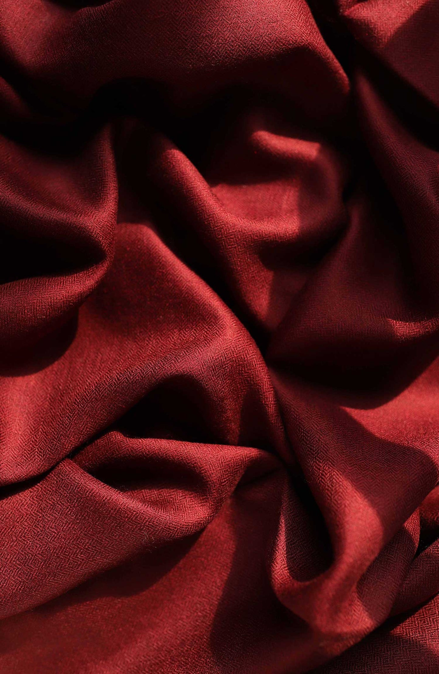 Seran - Wool Shawl - Maroon