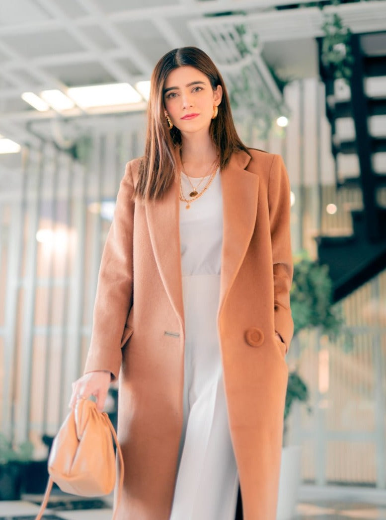 Chaos - Sun Kissed Long Camel Coat