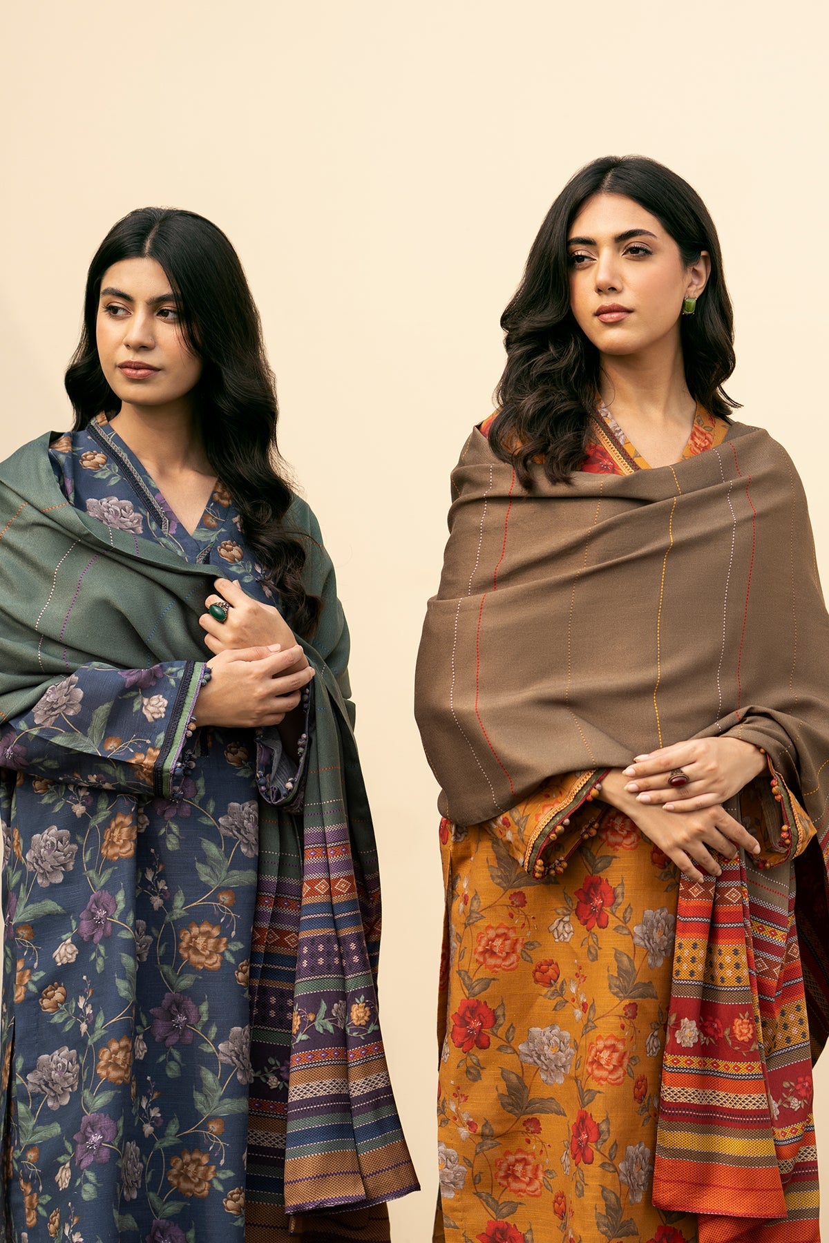 Baroque - DIGITAL PRINTED SLUB KHADDAR UF-491