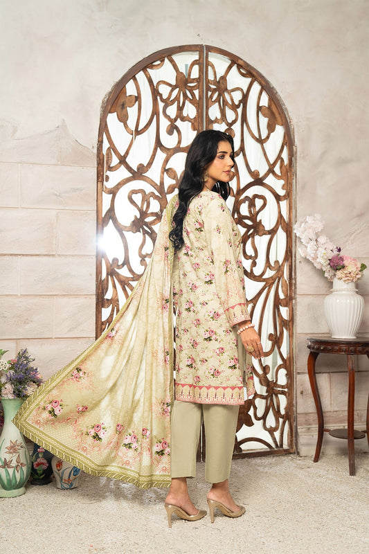 3PC Anarkali Linen Mother Collection 82