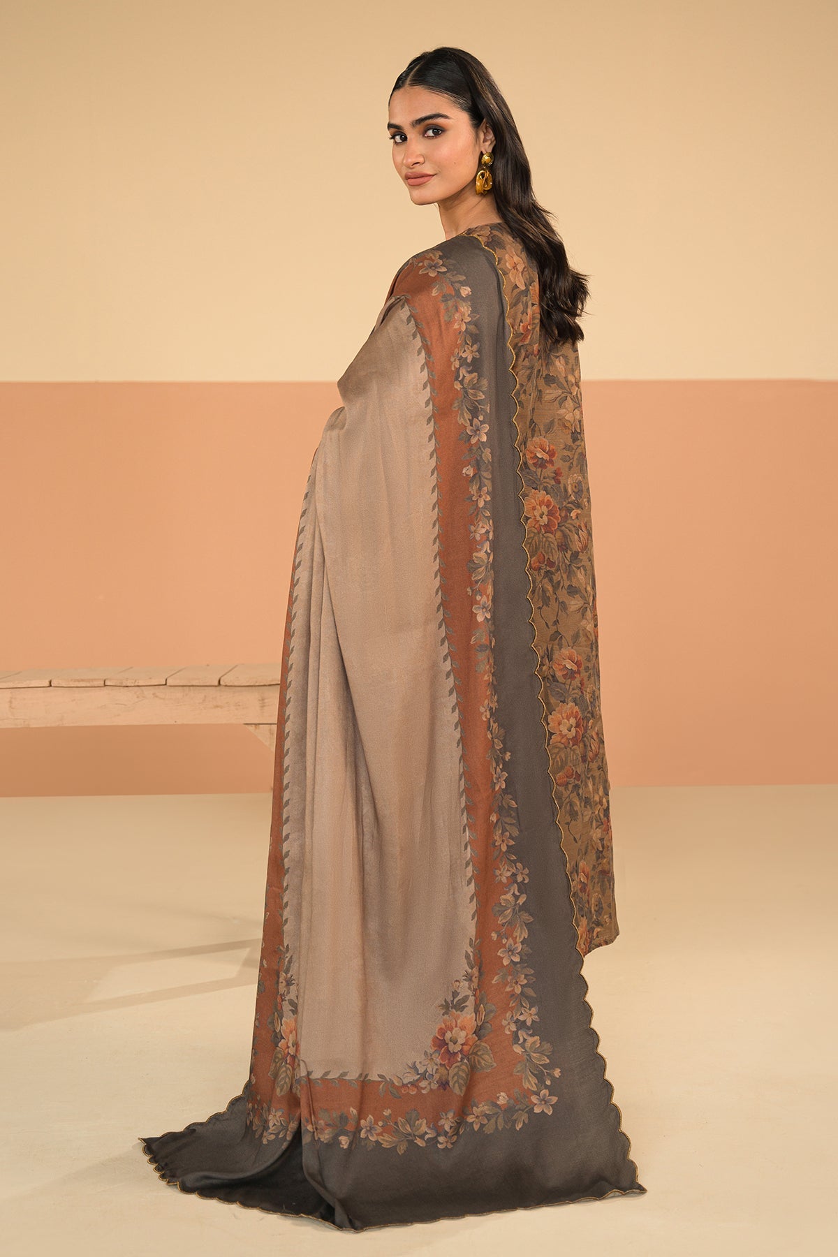 Baroque - DIGITAL PRINTED SLUB KHADDAR UF-482