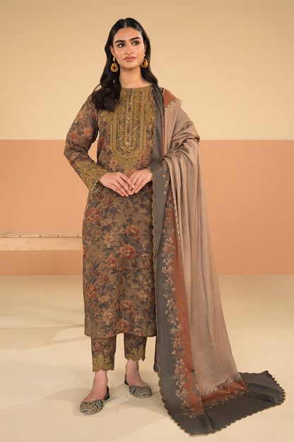 Baroque - DIGITAL PRINTED SLUB KHADDAR UF-482