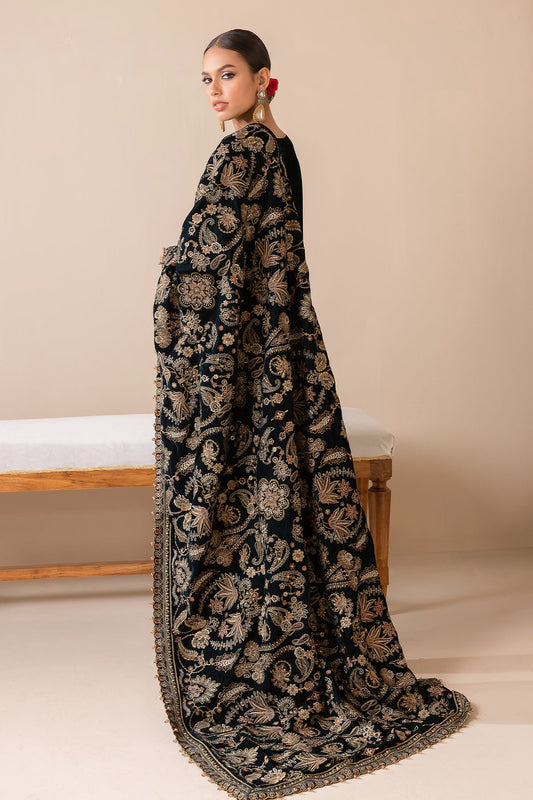 Baroque - EMBROIDERED VELVET SHAWL VS-40