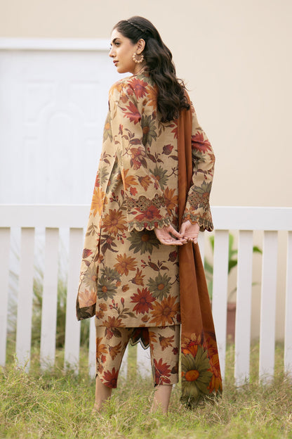 Baroque - DIGITAL PRINTED SLUB KHADDAR UF-493