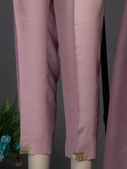 Eraj Hussain - Gotta Patti Pink - Stitched