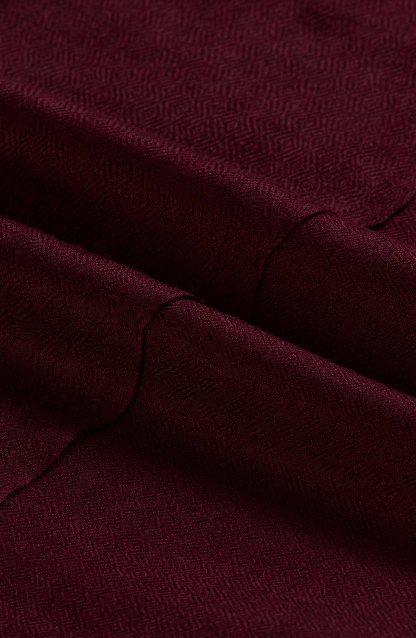 Seran - Wool Shawl - Maroon