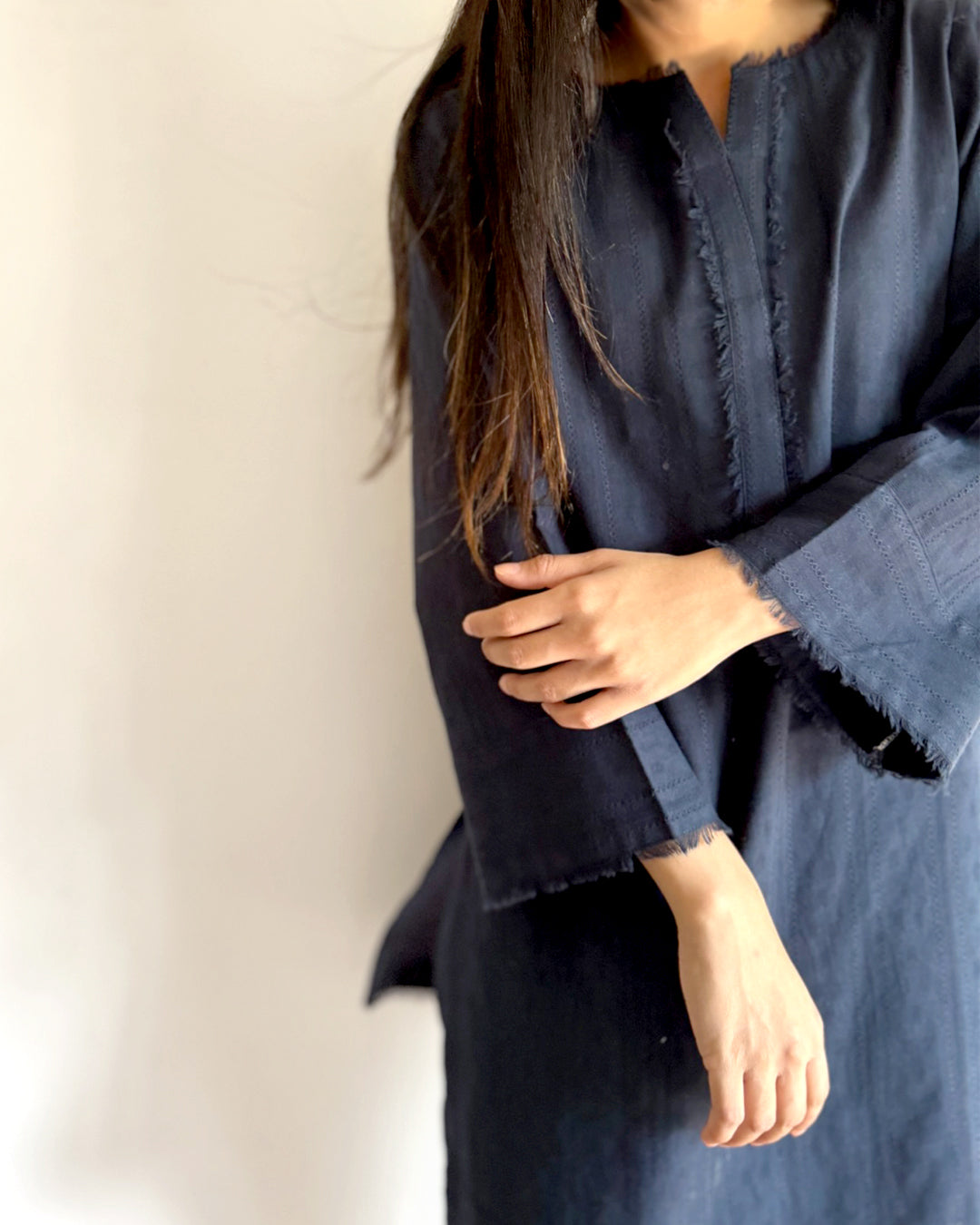 Ayesha Naveed - Navy Set
