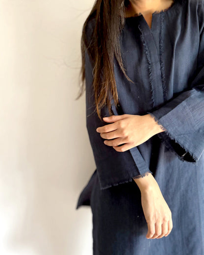 Ayesha Naveed - Navy Set