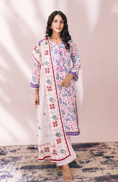 Alzohaib - 3-Piece Unstitched Digital Printed Cambric-MDP-23-09