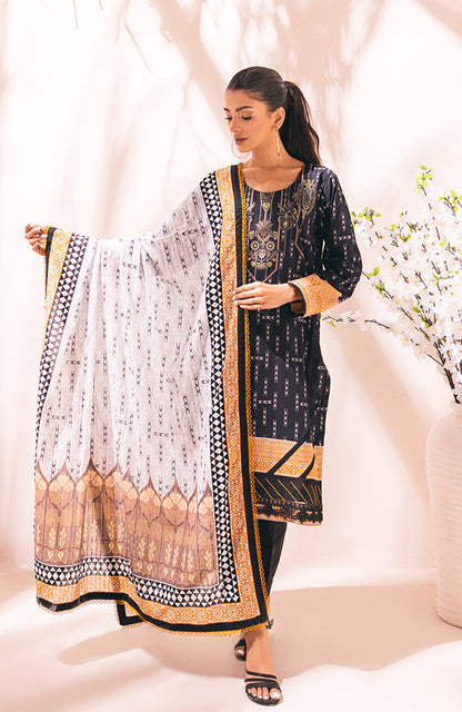 Alzohaib - 3-Piece Unstitched Digital Printed Lawn-CDD-23-09