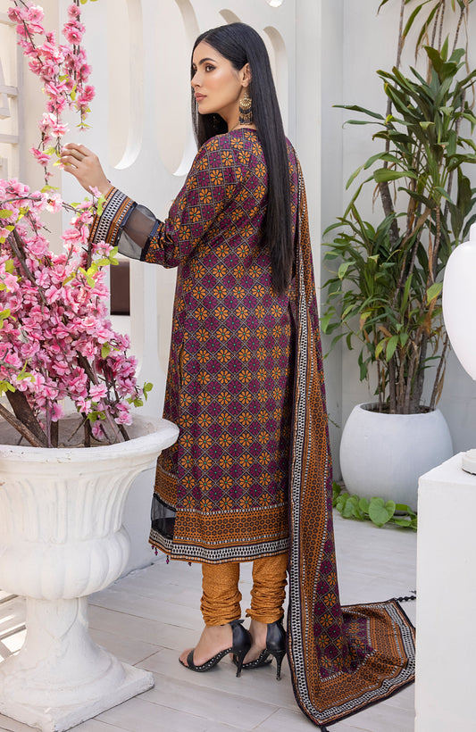Alzohaib - 3-Piece Unstitched Digital Printed Cambric CPC-23-09