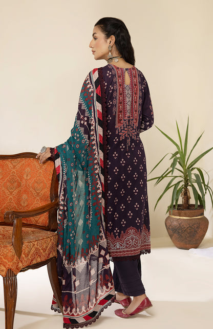 Alzohaib - 3-Piece Unstitched Digital Printed Lawn-CFD-23-14