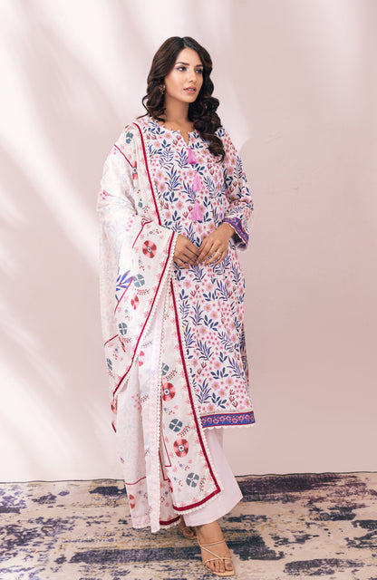 Alzohaib - 3-Piece Unstitched Digital Printed Cambric-MDP-23-09