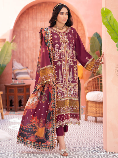 Binilyas - 903-B | Three Piece Unstitched