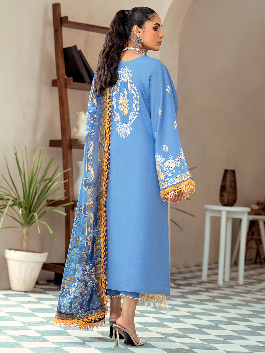 Binilyas - 912 - A | Three Piece Unstitched