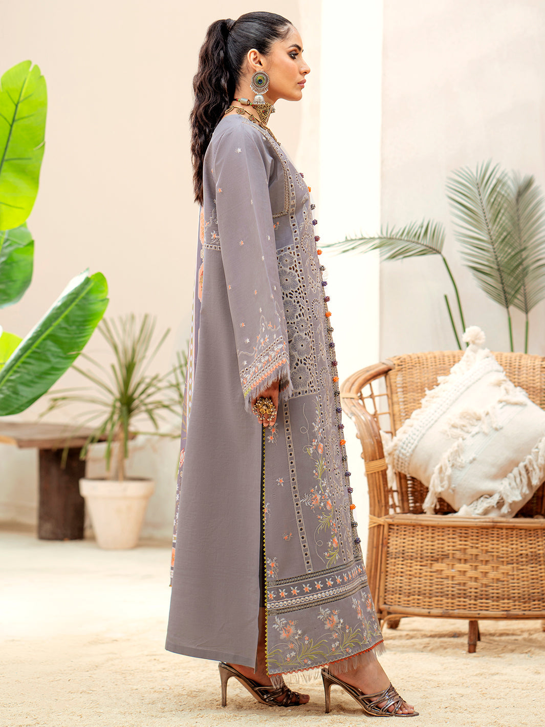 Binilyas - 913 - A | Three Piece Unstitched