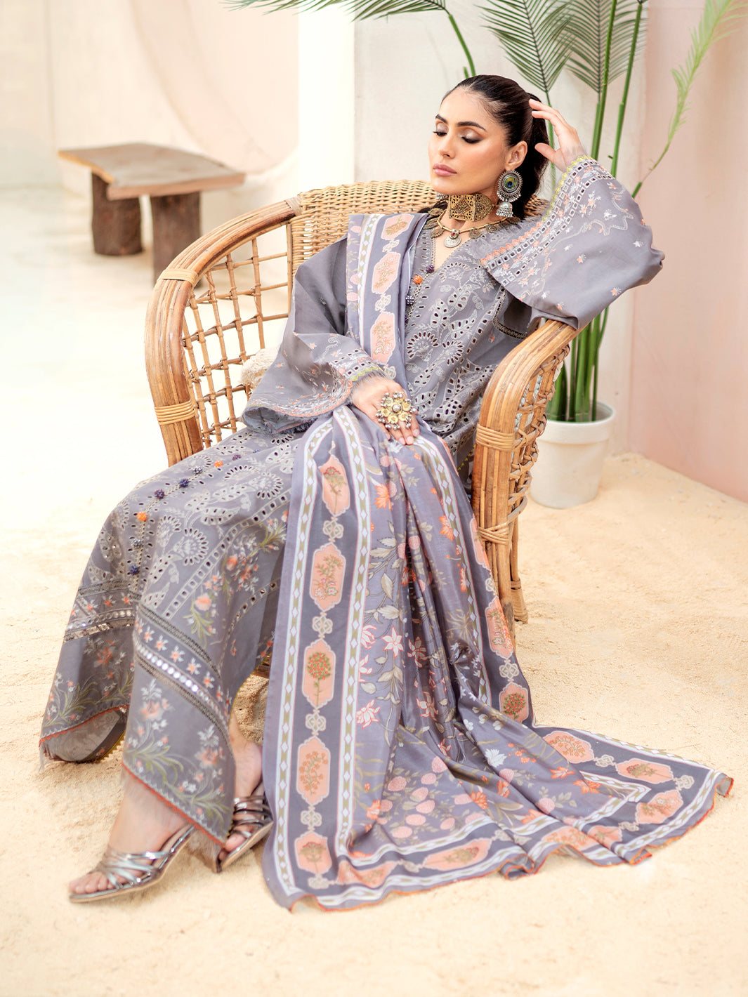 Binilyas - 913 - A | Three Piece Unstitched