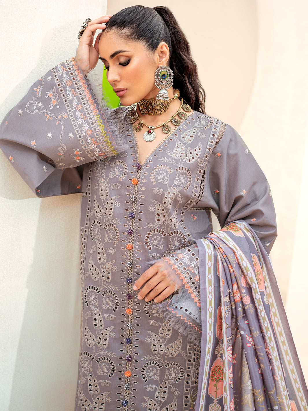 Binilyas - 913 - A | Three Piece Unstitched