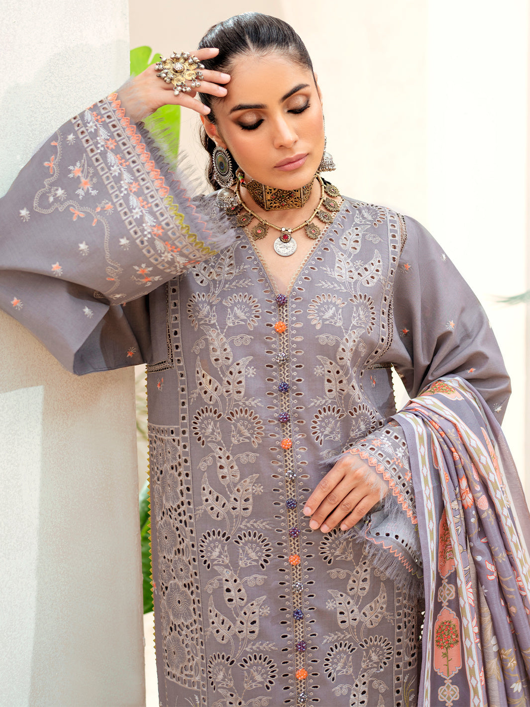 Binilyas - 913 - A | Three Piece Unstitched