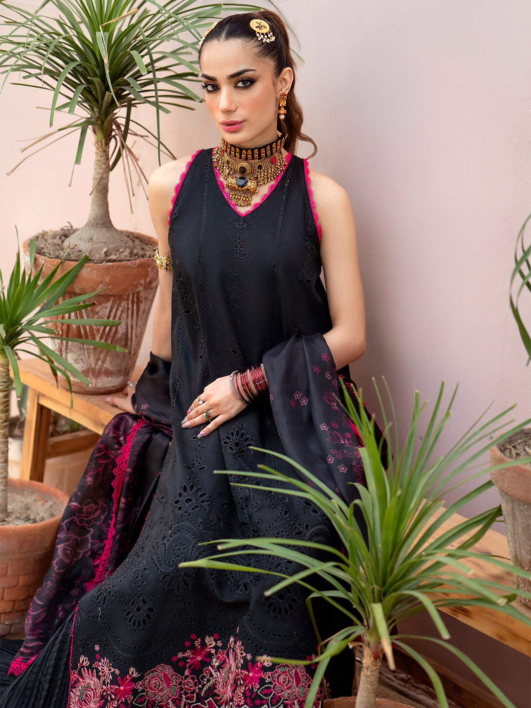 Binilyas - 914 - B | Three Piece Unstitched