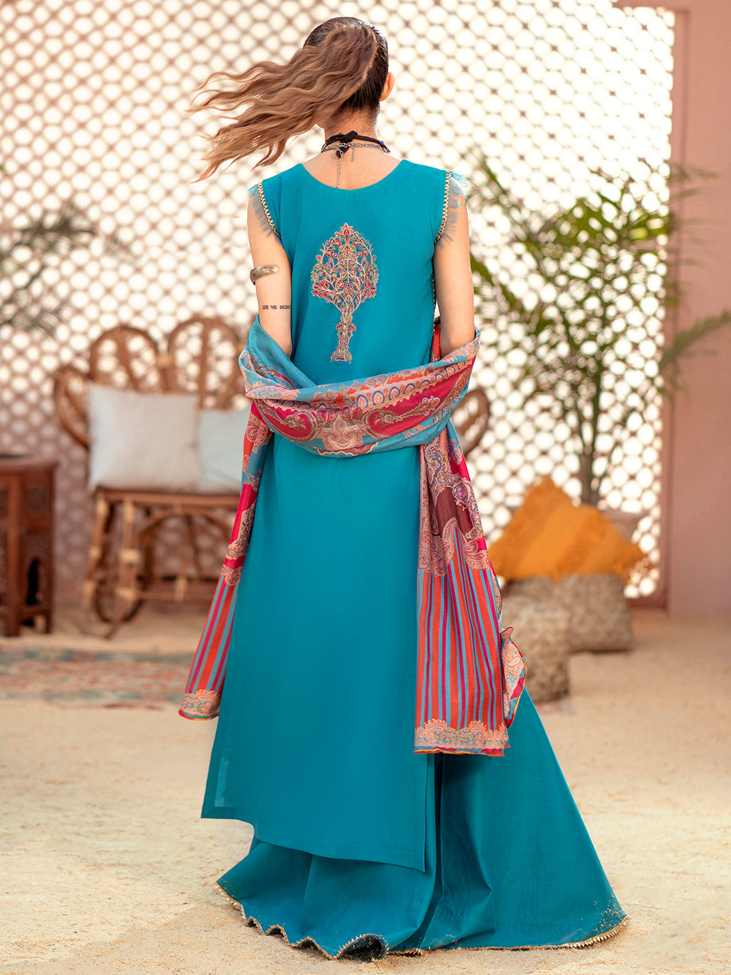 Binilyas - 915 - B | Three Piece Unstitched