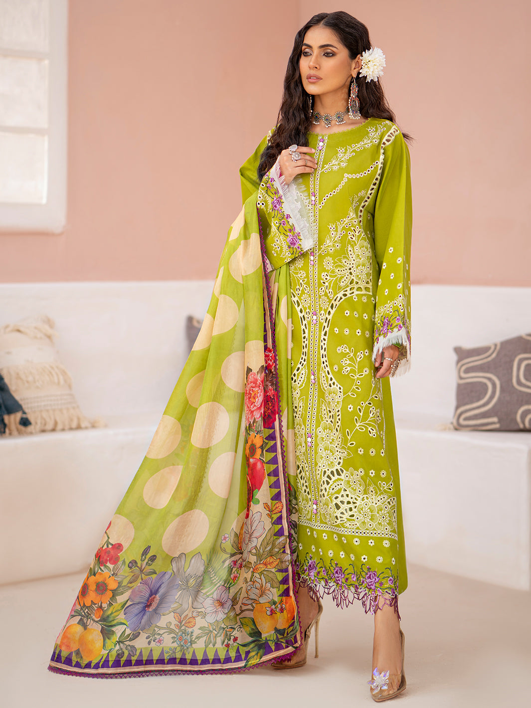 Binilyas - 916 - B | Three Piece Unstitched