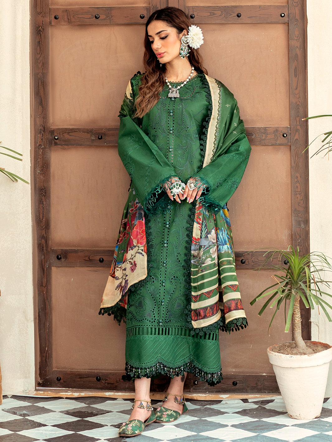 Binilyas - 917 - B | Three Piece Unstitched