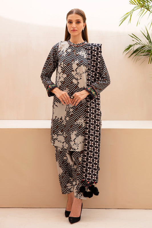 Baroque - PRINTED SLUB VISCOSE PR-863