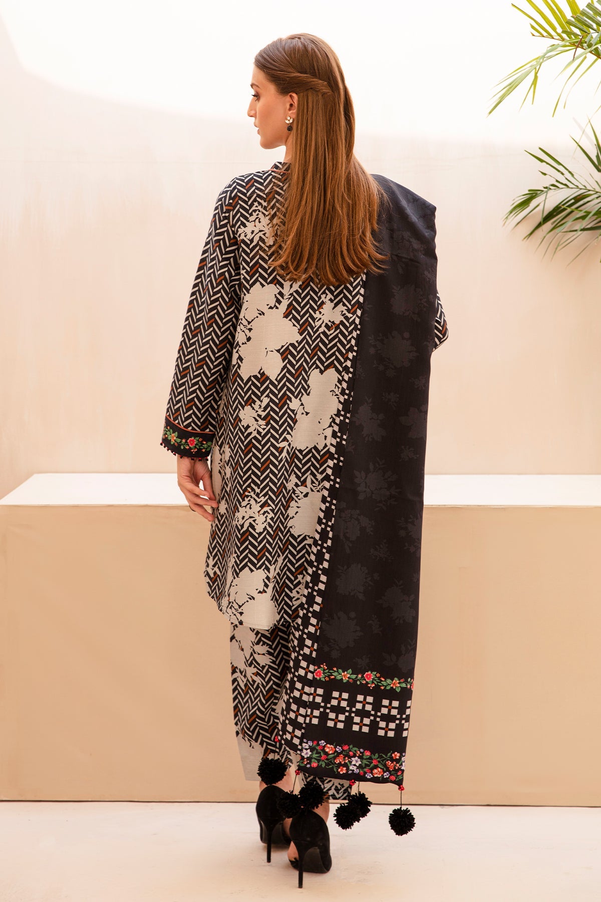 Baroque - PRINTED SLUB VISCOSE PR-863