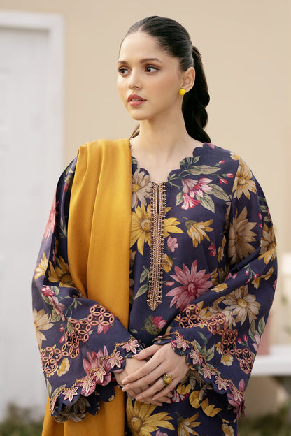 Baroque - DIGITAL PRINTED SLUB KHADDAR UF-494
