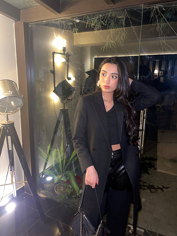 Chaos - Fuss - Deep Long Black Coat