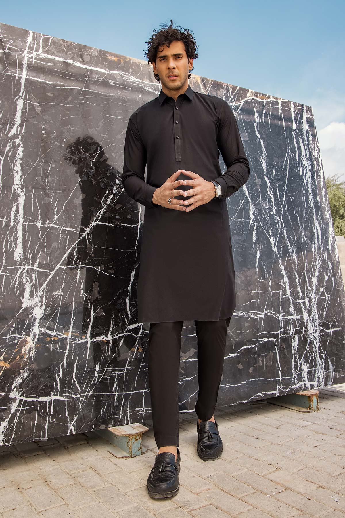 Dyed Cotton Shalwar Kameez