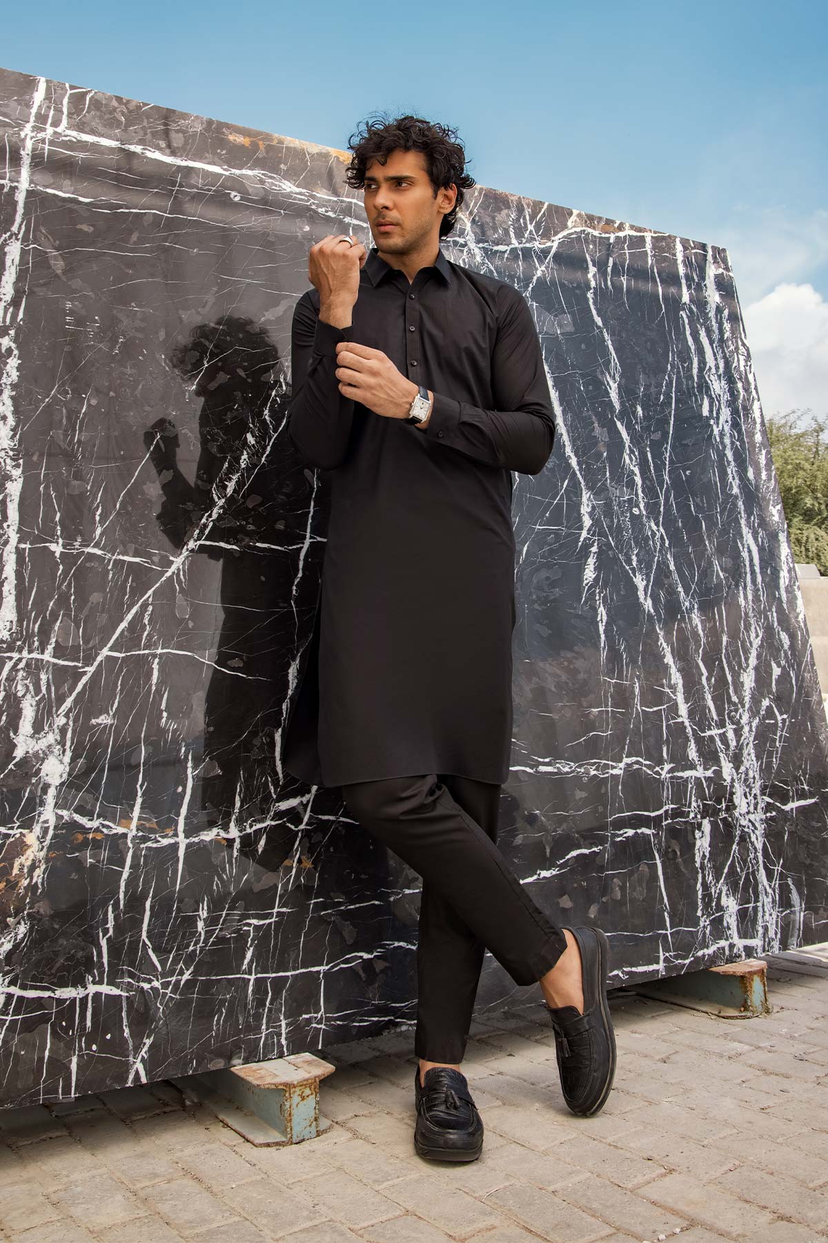 Dyed Cotton Shalwar Kameez