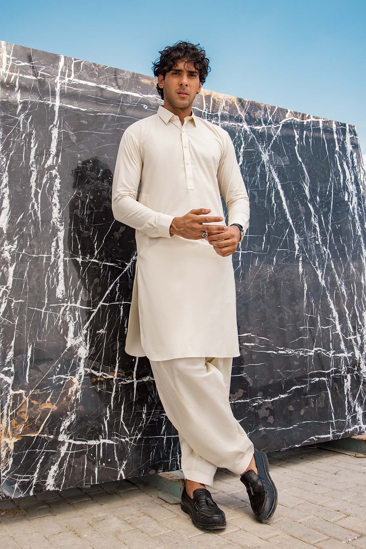 Dyed Swiss Latha Shalwar Kameez