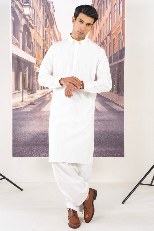 Dyed Shahsawar Latha Shalwar Kameez