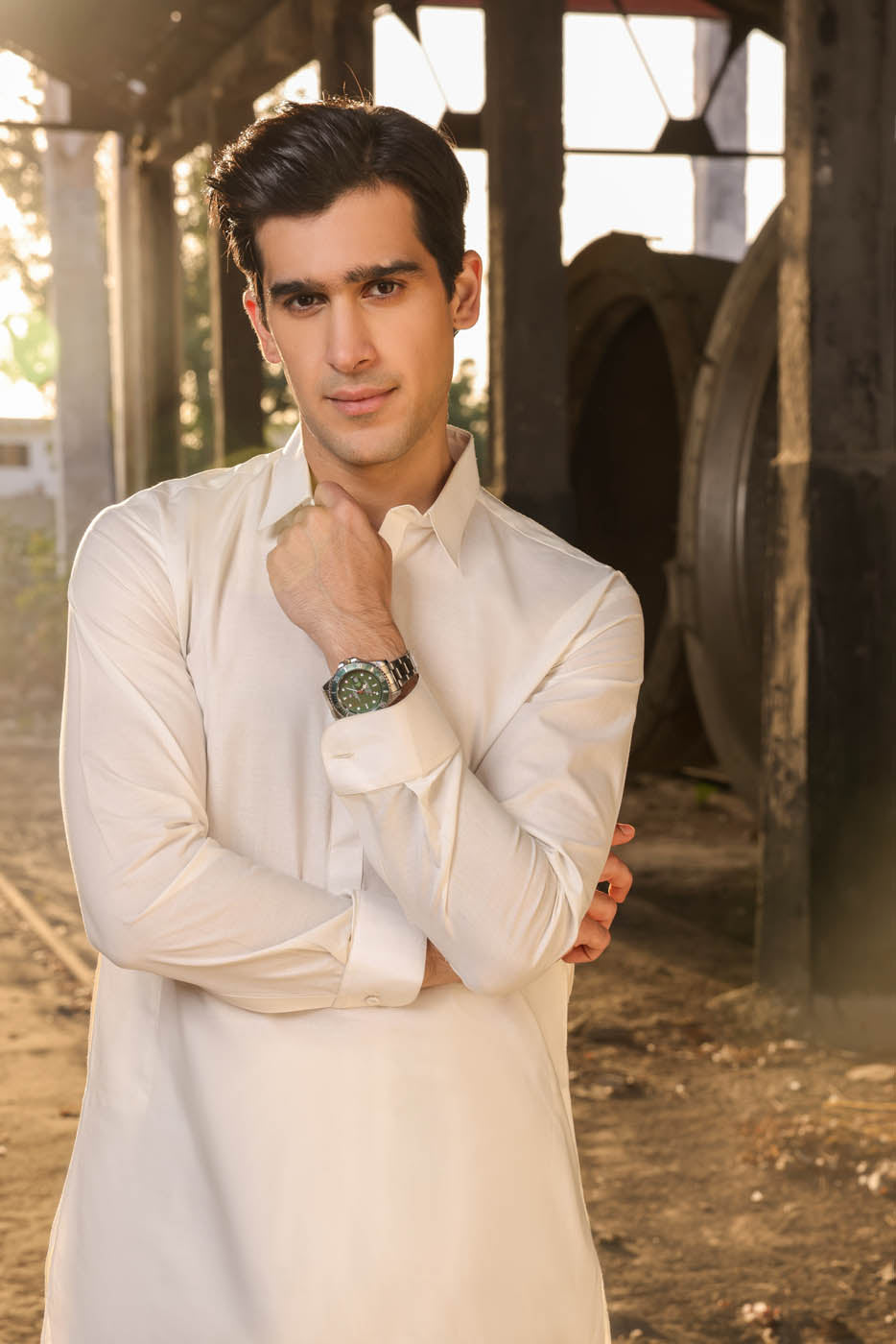Dyed Swiss Latha Shalwar Kameez