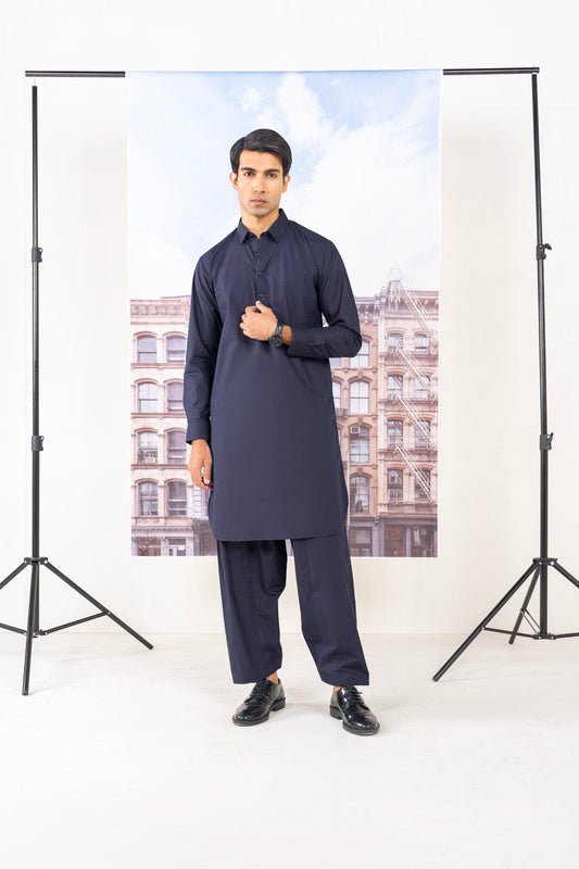 Dyed Cambric Shalwar Kameez