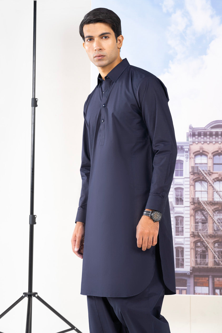 Dyed Cambric Shalwar Kameez