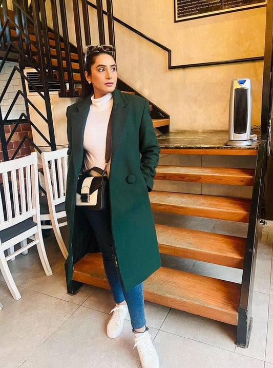 Chaos - Riot - Mid Jungle Green Wool Coat