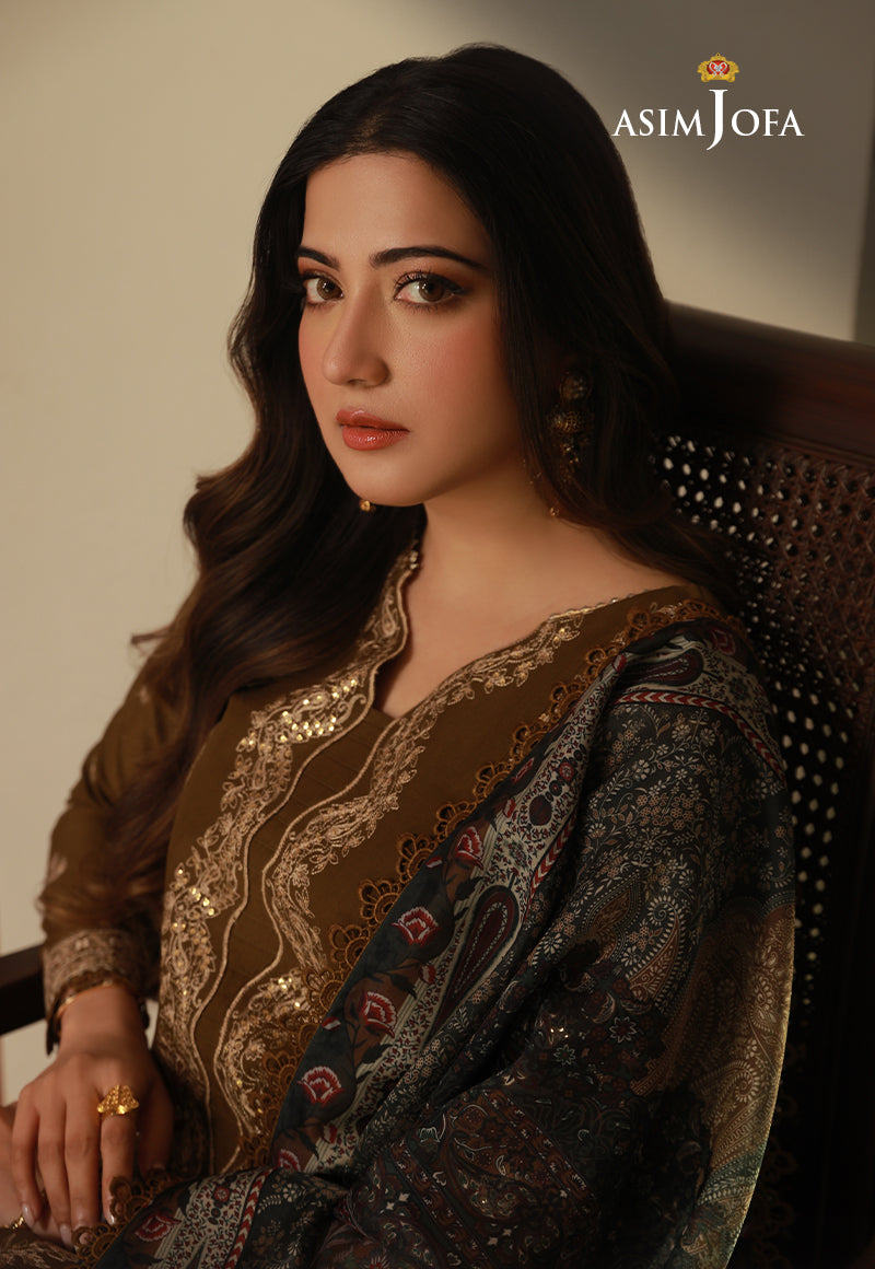 Asim Jofa - AJAS-22 (3-Pcs) Designers Stitched