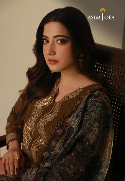 Asim Jofa - AJAS-22 (3-Pcs) Designers Stitched