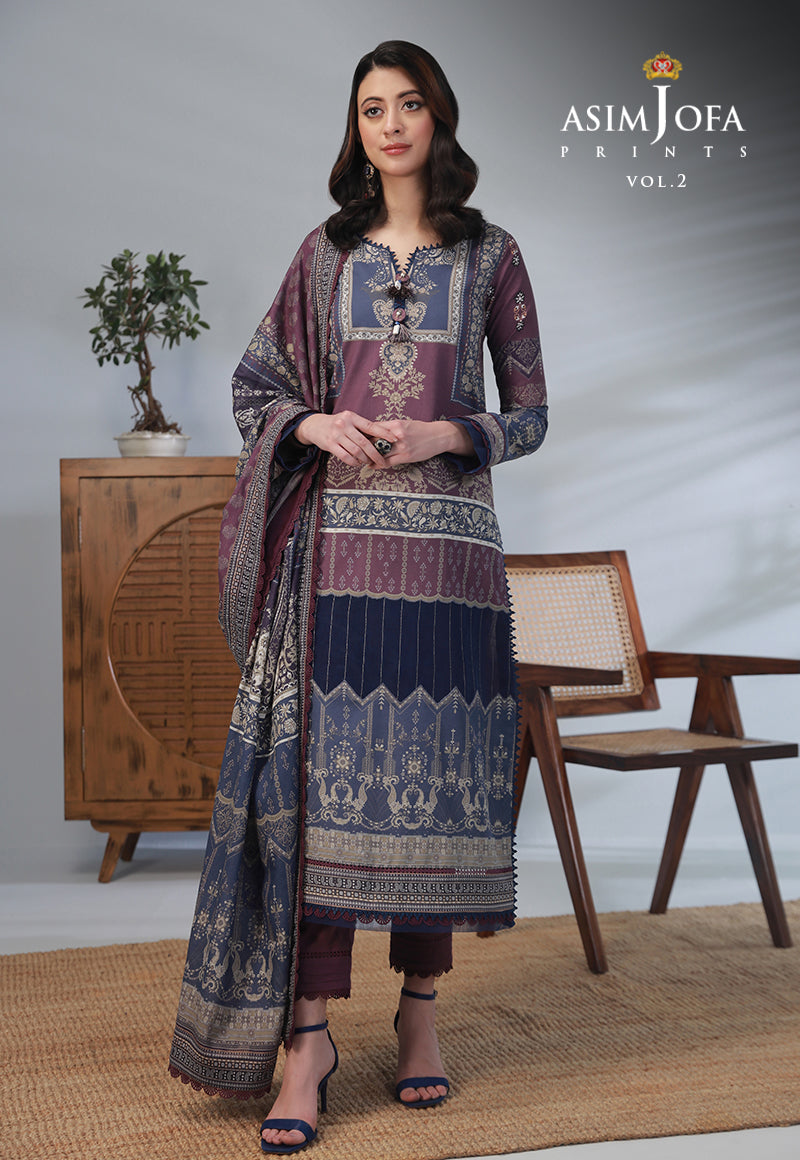 Asim Jofa - AJBP-48 Designers Stitched