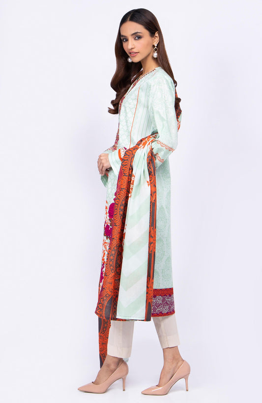 Orient - Unstitched 2 Piece Embroidered Lawn Suit