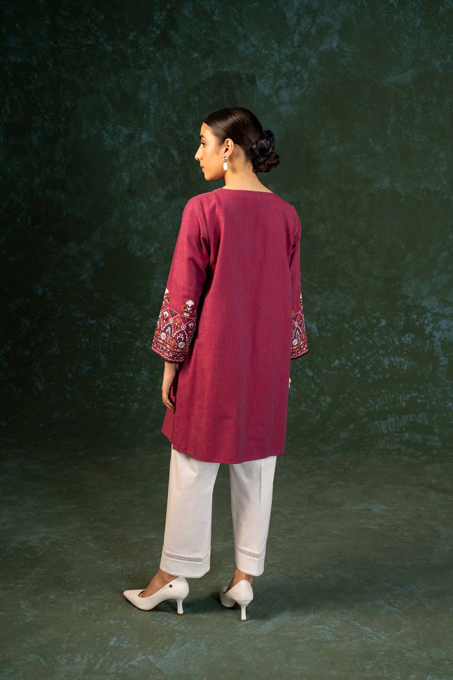 Nishat Linen - Embroidered Shirt - AW23-03
