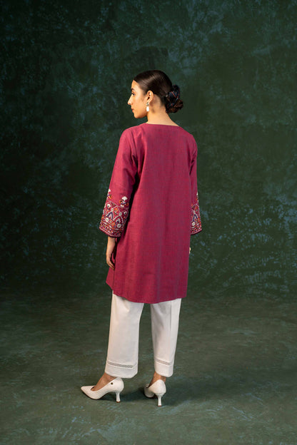 Nishat Linen - Embroidered Shirt - AW23-03