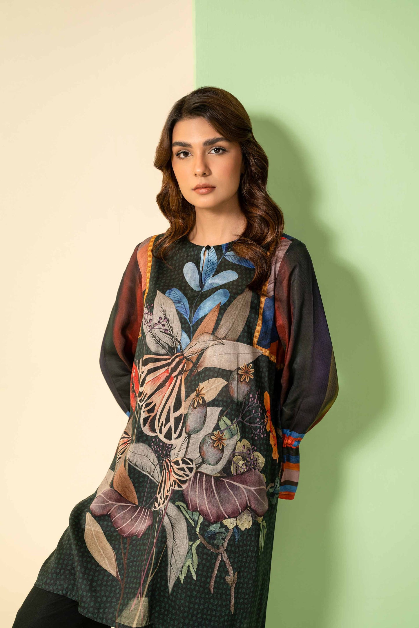 Nishat Linen - Printed Tunic - AW23-04