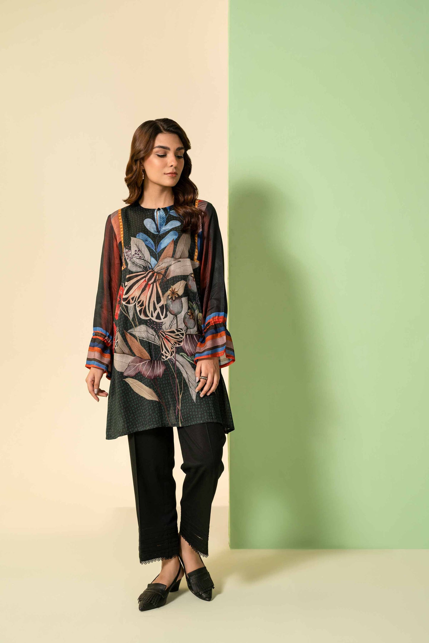 Nishat Linen - Printed Tunic - AW23-04