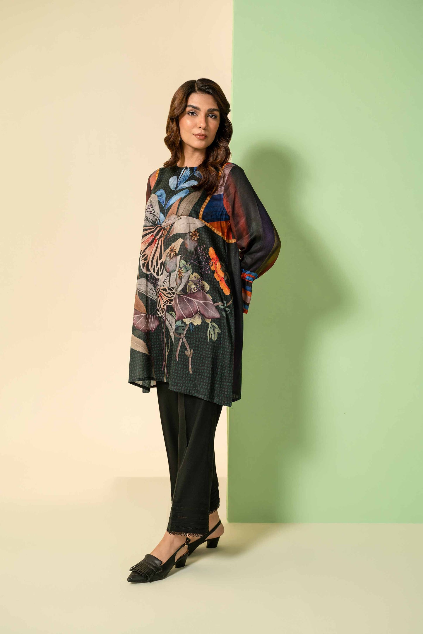 Nishat Linen - Printed Tunic - AW23-04